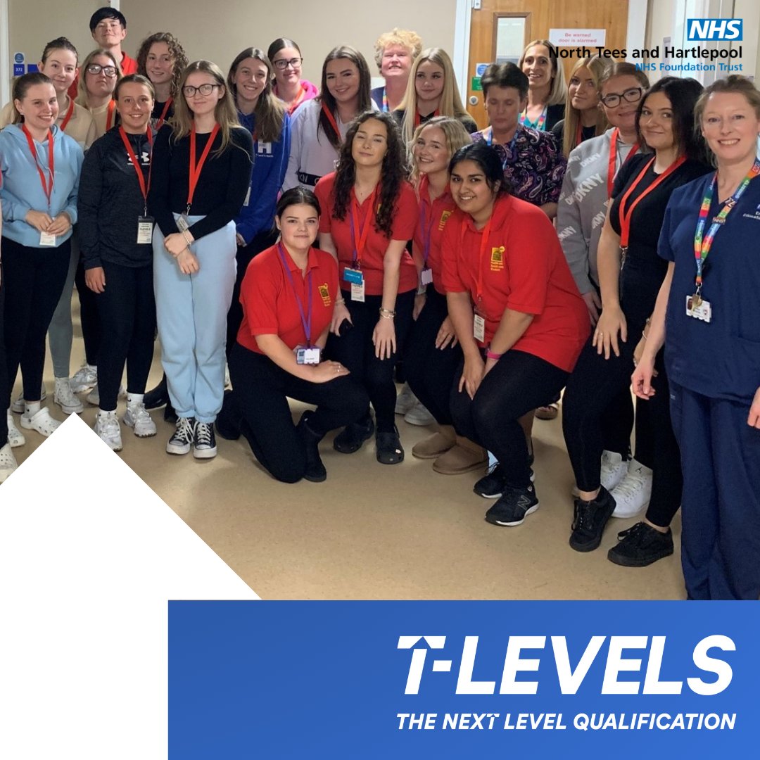 NTeesHpoolNHSFT's tweet image. Today we’re celebrating #TLevelThursday by highlighting our fabulous T-Level students – who are all currently undertaking their industry work placement within the Trust.