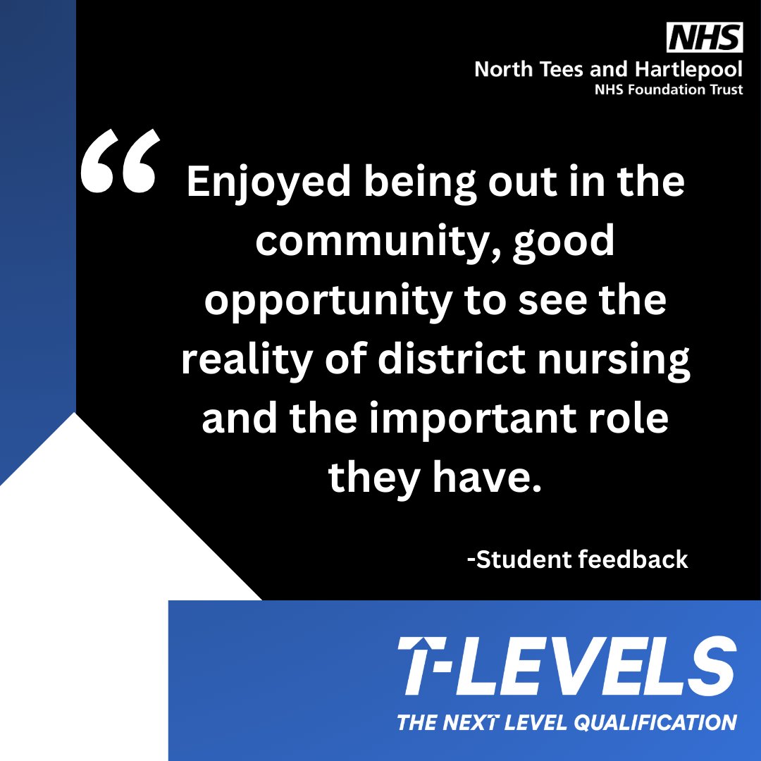 NTeesHpoolNHSFT's tweet image. Today we’re celebrating #TLevelThursday by highlighting our fabulous T-Level students – who are all currently undertaking their industry work placement within the Trust.