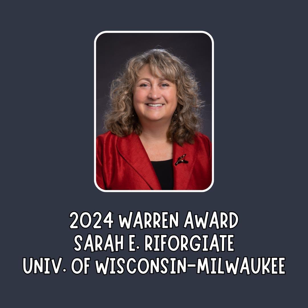 UWMComm's tweet photo. Our own Sarah Riforgiate has been selected to receive the Central States Communication Association’s Warren Mentorship Award. Way to go Sarah! #CSCA24 @UWM @UWMLetSci @UWMNews https://t.co/u4Ik0Z6BTx