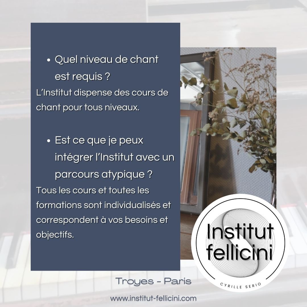 InFellicini's tweet photo. ✨Voici les questions fréquemment posées ! Avez-vous d’autres questions ? ✨
 #techniquevocal #chant #voix #coachvocal #vocalpower #institutfellicini #opera #paris #troyes #formations #france #masterclass #lyricartist #profdechant #coursdechant #faq https://t.co/dNeyQdAeqk