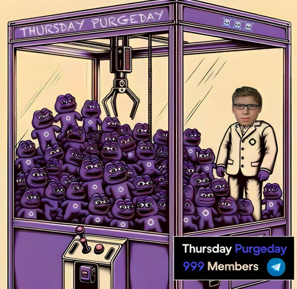 monad's tweet image. 🪓DOUBLE THURSDAY PURGEDAY 🪓

For the first time, members from both the OG telegram and The Purgeatory are being PURGED

Want an invite?

Leave a comment below 👇