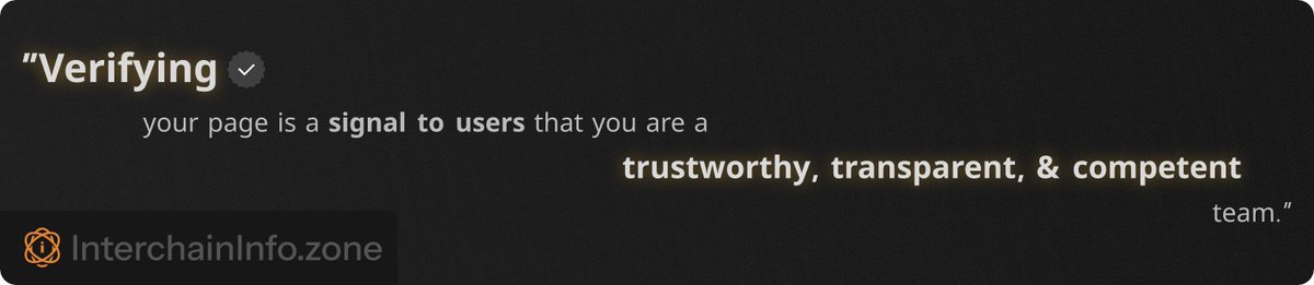 Why it's important to get your Index page Verified☑️
The Interchain Index is an open Web3-Wiki, meaning anyone can submit or edit existing pages. This is important to ensure an even playing field for builders &amp; participants of all shapes &amp; sizes; but it's not without downsides.