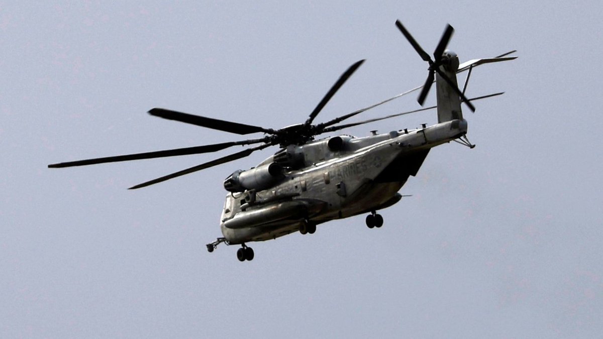 KTLA's tweet photo. #BREAKING: Five Marines confirmed dead after helicopter crash outside San Diego https://t.co/OcWI5uT13w https://t.co/ZkPda9KTrL