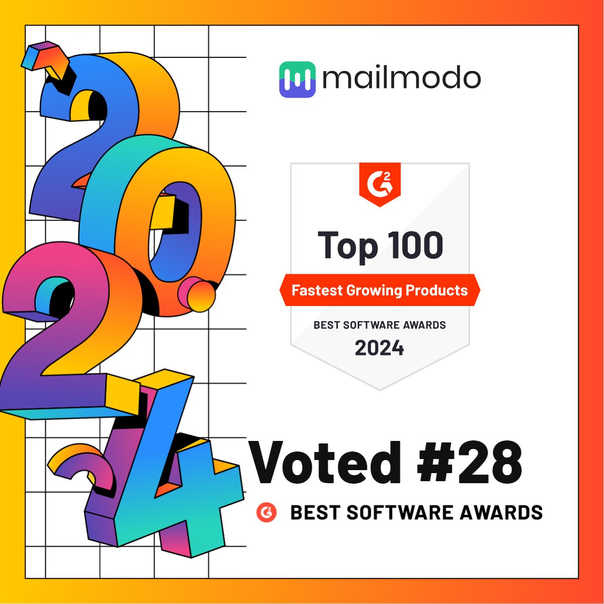 Celebrating a defining moment🥂

We’re officially a <a href="/G2dotcom/">G2</a>  Best Software Award winner, as one of the Fastest Growing Products in 2024. 

Heartfelt thanks to the pillars of our success – our customers, partners &amp; team💗

Your confidence in us fuels us to build a product that