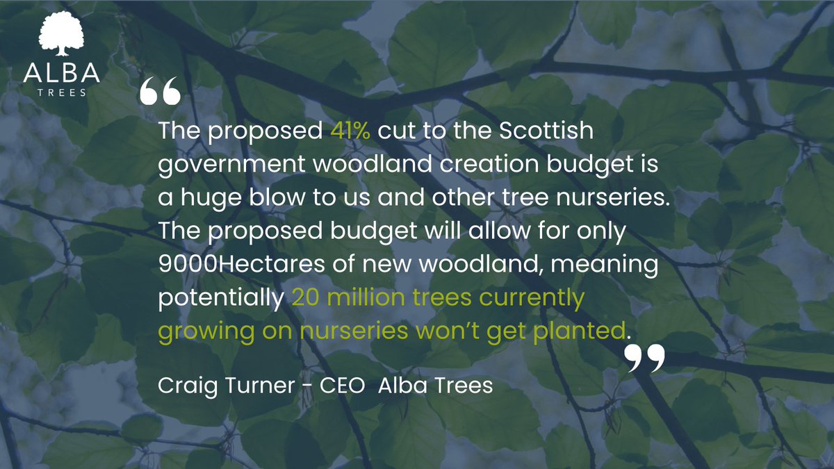 In light of the recent Scottish budget, there has been a giant 41% cut to forestry funding. ✂️

The implications of this announcement will affect the entire Horticulture and Forestry sector. 🫤

Check out our CEO's statement in this article by <a href="/hortweek/">HortWeek</a> 

hortweek.com/woodland-plant…