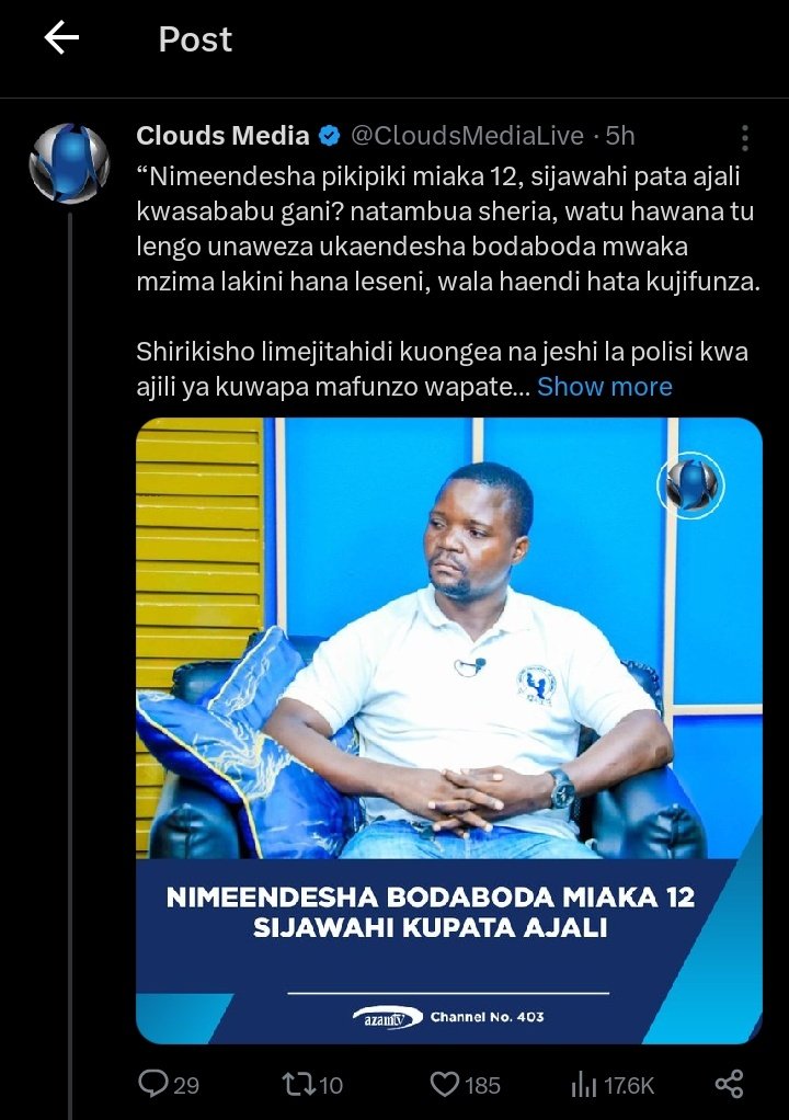 spana_Konki's tweet photo. Afisa Usafirishaji anatudanganya 😂😂😂 #ThursdayVAR https://t.co/T2AZCe55p4
