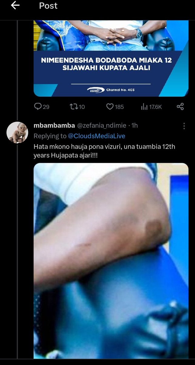 spana_Konki's tweet photo. Afisa Usafirishaji anatudanganya 😂😂😂 #ThursdayVAR https://t.co/T2AZCe55p4