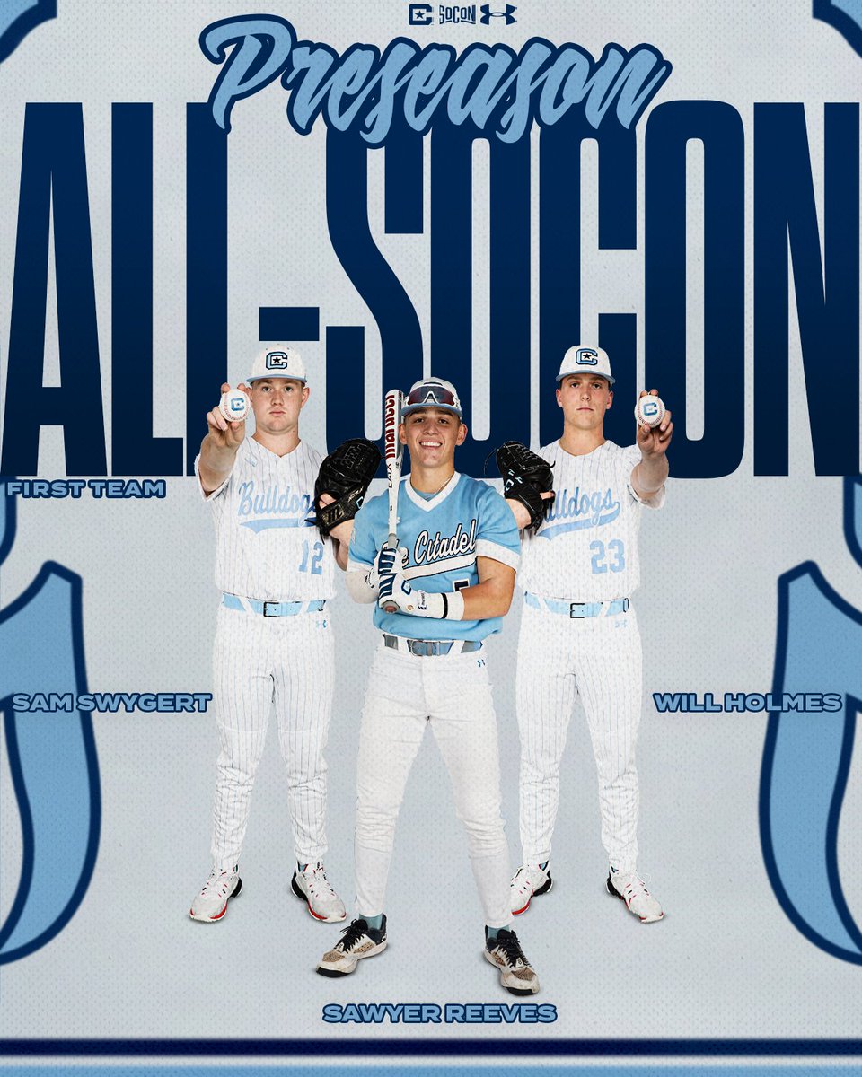 The Citadel Baseball (@citadelbaseball) on Twitter photo 𝓟𝓻𝓮𝓼𝓮𝓪𝓼𝓸𝓷 𝓐𝓵𝓵-𝓢𝓸𝓒𝓸𝓷 𝓕𝓲𝓻𝓼𝓽 𝓣𝓮𝓪𝓶!
#OurMightyDogs 𝓟𝓻𝓮𝓼𝓮𝓪𝓼𝓸𝓷 𝓐𝓵𝓵-𝓢𝓸𝓒𝓸𝓷 𝓕𝓲𝓻𝓼𝓽 𝓣𝓮𝓪𝓶!
#OurMightyDogs