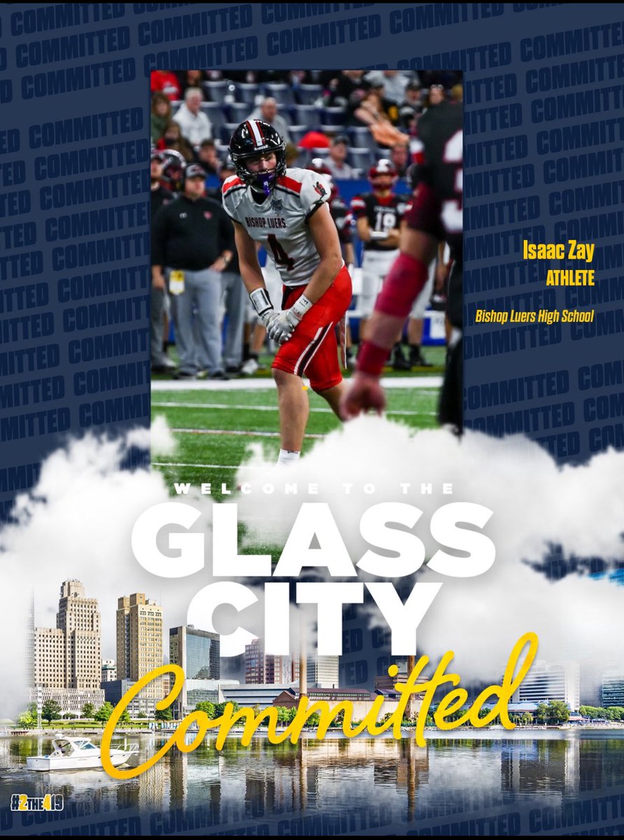 Isaac Zay (@isaaczay4) on Twitter photo I am thankful and blessed to announce my commitment to the University of Toledo!! Thank you <a href="/stantonweber/">Coach Stanton Weber</a> for the opportunity. <a href="/ToledoFB/">Toledo Football</a> <a href="/CoachKLindsay/">Kyle Lindsay</a> <a href="/BishopLuersFB/">Bishop Luers Football</a> I am thankful and blessed to announce my commitment to the University of Toledo!! Thank you <a href="/stantonweber/">Coach Stanton Weber</a> for the opportunity. <a href="/ToledoFB/">Toledo Football</a> <a href="/CoachKLindsay/">Kyle Lindsay</a> <a href="/BishopLuersFB/">Bishop Luers Football</a>