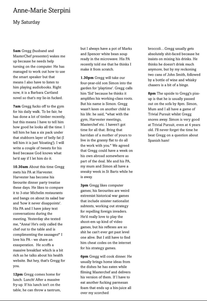 This, via <a href="/Knittedteacosy/">Becky</a>, is simply marvellous.
#GreggWallace