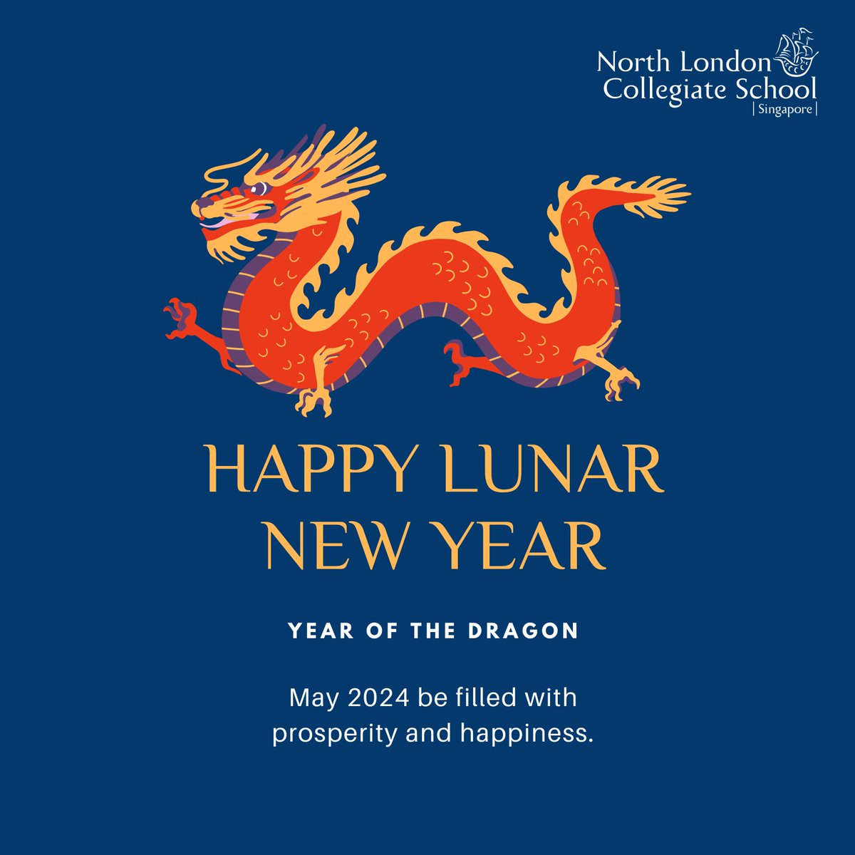 Happy Lunar New Year to our whole school community! 

As we welcome the Year of the Dragon, we hope this vibrant and auspicious year brings you joy, prosperity, and good fortune.

辰龙迎新辞旧岁！祝愿新年胜旧年，欢愉且胜意，万事尽可期！
#YearOfTheDragon #GongXiFaCai