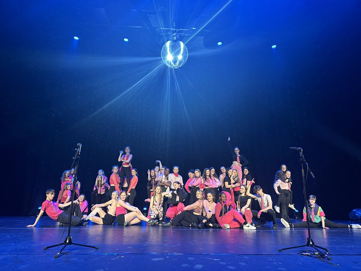 Fantastic rehearsal at <a href="/WGBpl/">Winter Gardens BPL</a> we’re ready to dance the night away this evening! 🪩 <a href="/BpoolMusicServ/">Blackpool Music Service</a>
