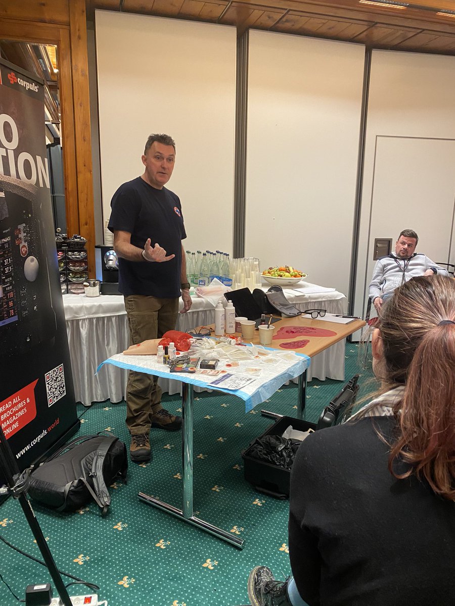 SIM design workshop from conception and feedback theory to low level tips and tricks on how to make warm blood, realistic cannulation mannequins etc

Hard earned lessons over 25 years from @ATACCFaculty who are at #TBS24 in full force

Hard work and dedication recipe for success