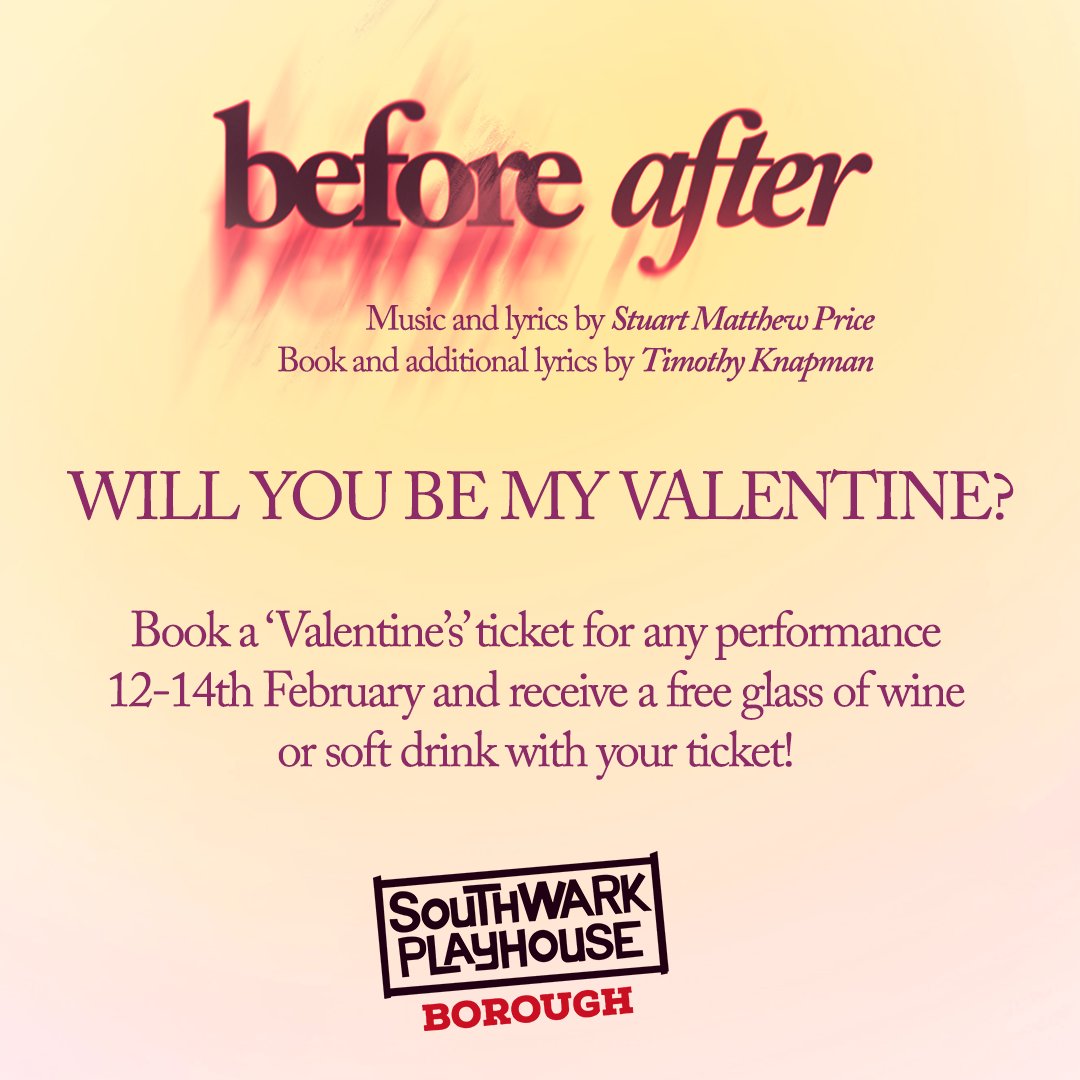 Valentine? Galentine? Either way this is a BARGAIN

southwarkplayhouse.co.uk/before-after