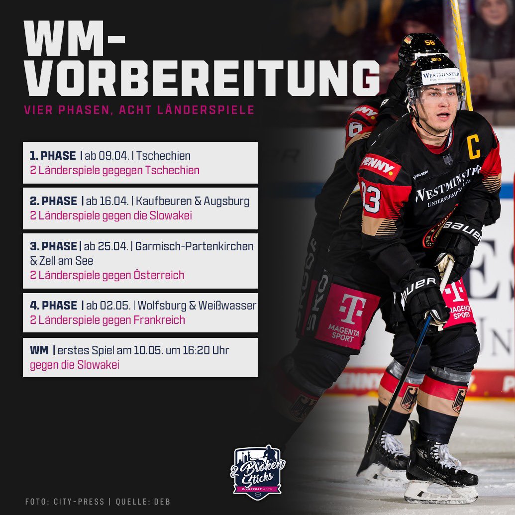 Die groben Daten zur WM-Vorbereitung stehen 🙌 #deb #debteams #deutscheeishockeynationalmannschaft #ebb #eisbärenberlin #iihfworlds2024 #hauptstadteishockey