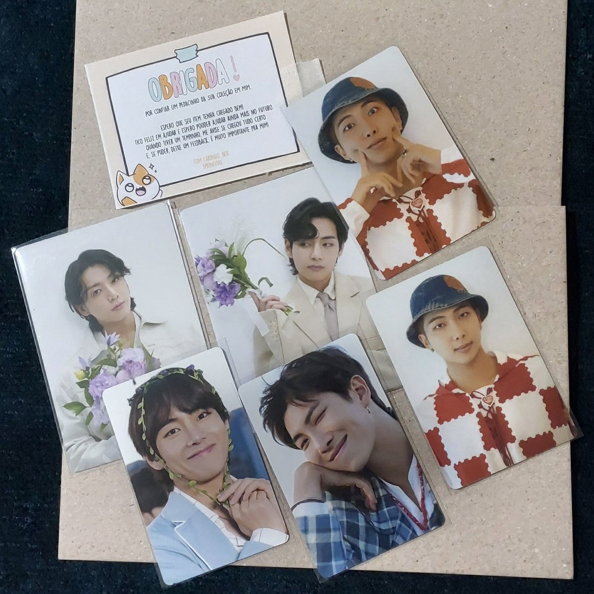 thblueflower's tweet photo. 💌 ~♡ Feedback mega positivo pra @springitae 💕

Um mega obrigada pela venda desses photocards do saldão de Natal! Chegaram todos perfeitos e super rápido! Obrigada por sempre tirar minhas dúvidas e pela atenção sempre 💜 https://t.co/80miqDhRuD