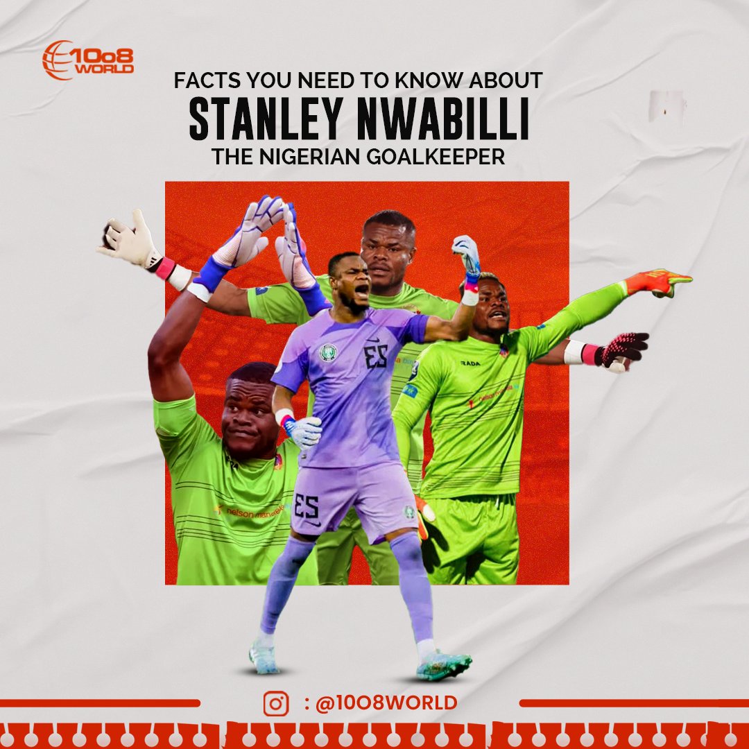 10O8World's tweet photo. The man, The Myth and of course our semi final Hero @NwabaliBobo  . Here's a few things you need to know about him.

#10o8world #AFCON2024 #letsdoitagain https://t.co/SpjCYBfttm