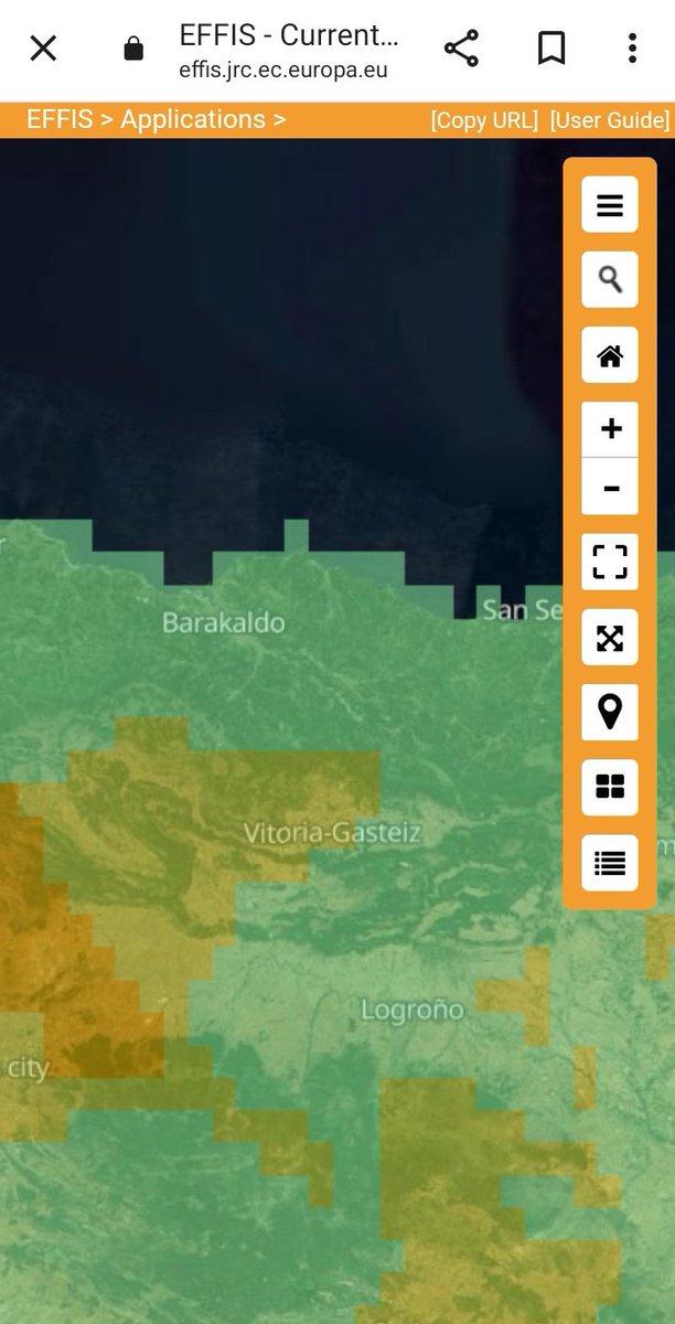 Biz_Basozainak's tweet photo. Hoy #viento #sur intenso, las quemas no están autorizadas. Aunque los diferentes indices de  incendios forestales fijan "riesgo bajo", el viento actual favorece mucho la propagación de los incendios.
#Prevención #IIFF #ElTiempo #Metereologia https://t.co/nWo1MKPjV5