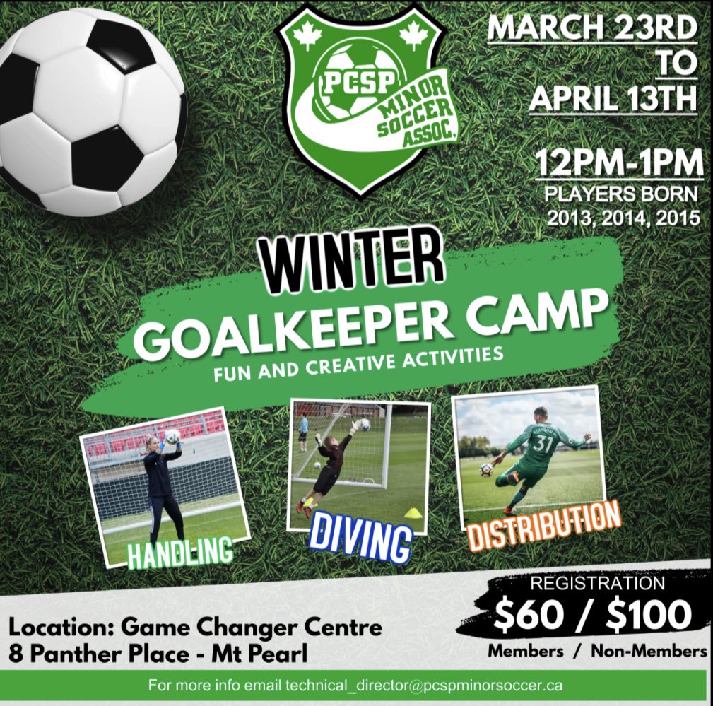 Check out these upcoming skill camps! 
pcspminorsoccer.ca