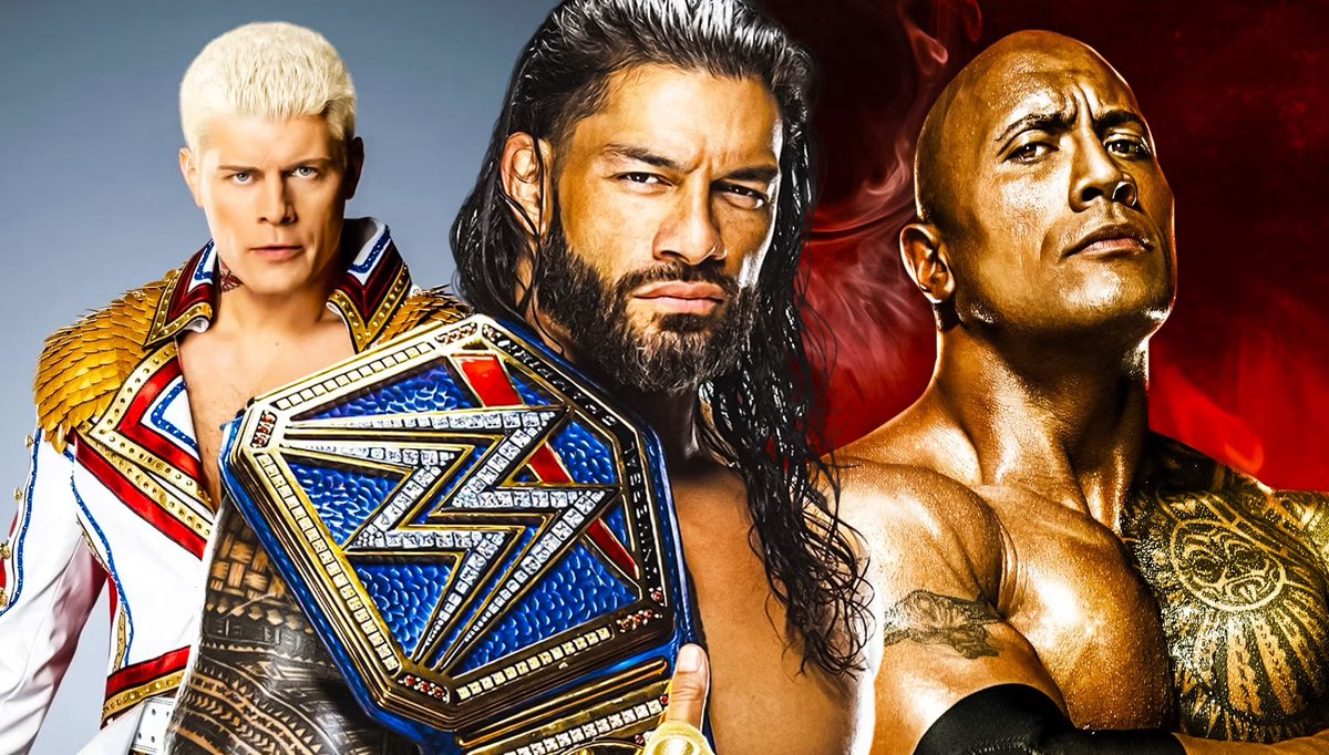 go_fondingo's tweet photo. WWE fans are on the edge! Cody Rhodes won the Rumble again, but, he handed his title shot to The Rock?! Twitter's exploding with #WeWantCody, and the arena's chanting 'Rocky Sucks' after 26 years! Is this a plot twist or THE perfect setup for Cody vs. Roman at #WrestlemaniaXL? https://t.co/zynnJ8LZgU