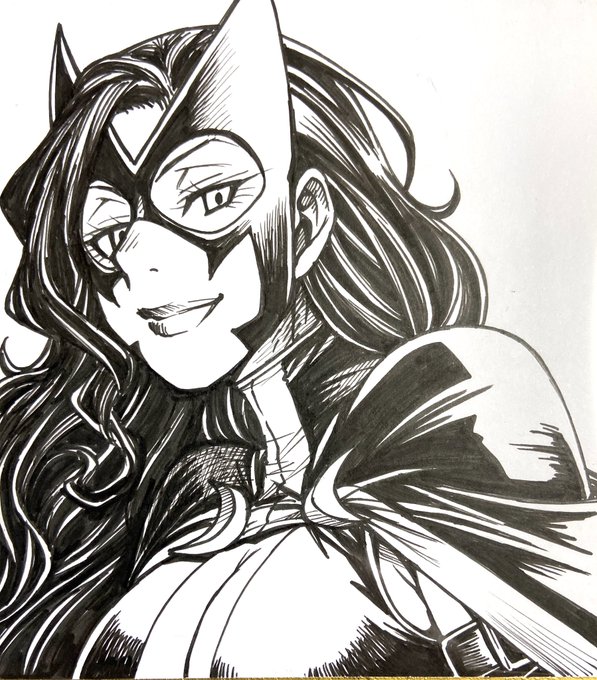 アメコミキャラのミニ色紙もいっぱい描いたねぇ 