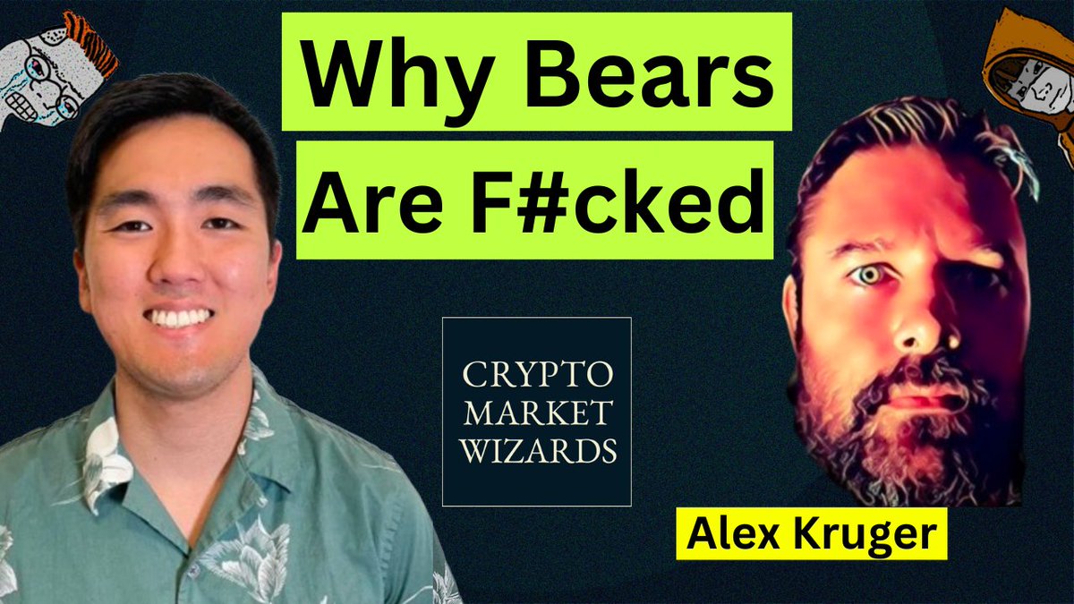 For EP13 of @CryptoMarketWiz, I have @krugermacro on to discuss why people were so wrong in predicting a recession and a market crash. He also explains why he expects Bitcoin to reach ATHs in 2024 why people suffer from bear market PTSD. Full episode: youtube.com/watch?v=XvUs23…