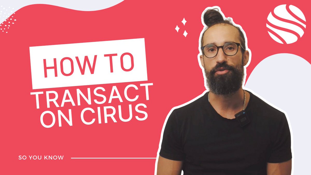 💻 Unsure how wallet transactions work on Cirus?

💇 We're going back to when Ryan had hair to tell you all about how it works on our wallet!

Enjoy below 👇

youtu.be/FLVtqoD7Orc