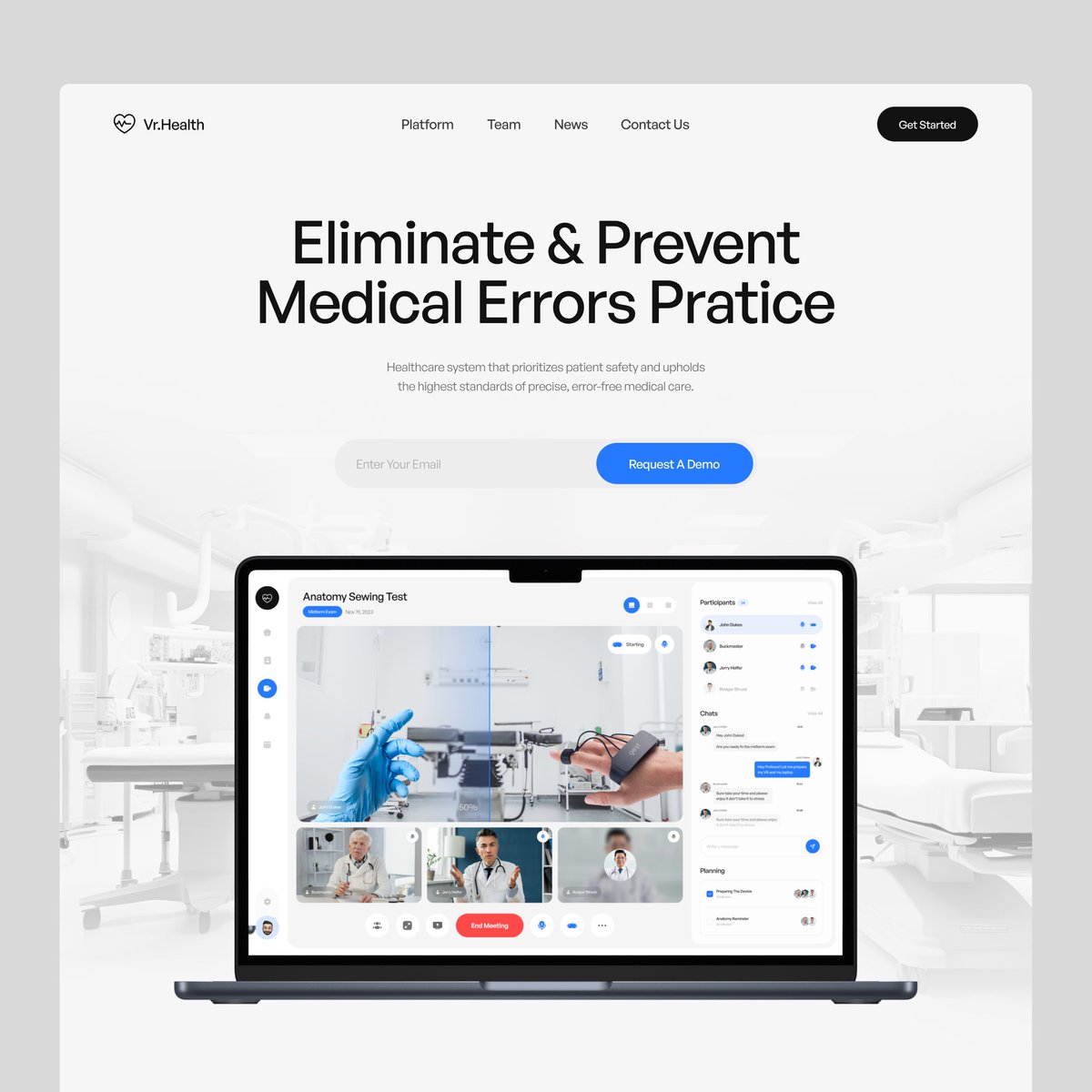 plainthing's tweet image. VR Health Website  💻🌐