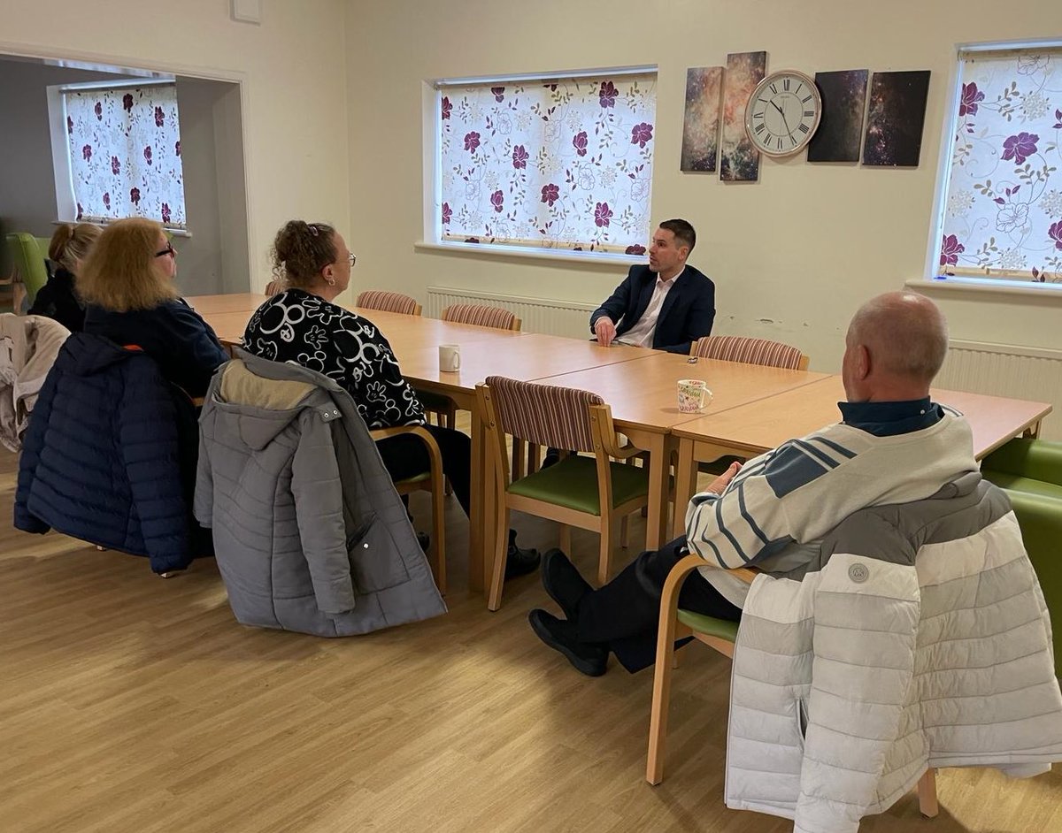 Busy surgery this morning at Aysgarth court Community Centre. Thanks to those who braved the cold weather to pop in for a chat.