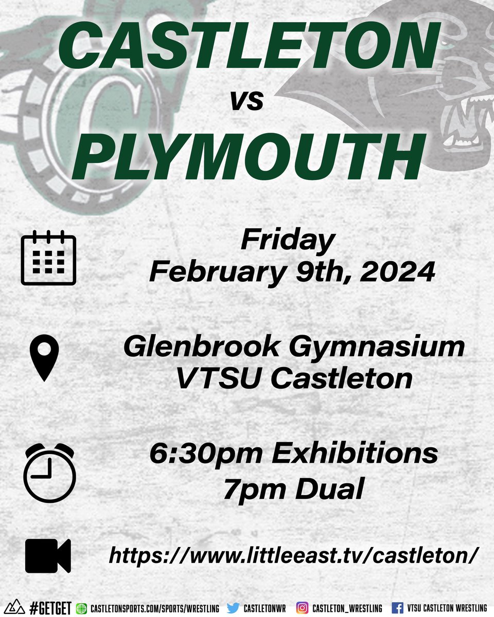CastletonWR's tweet photo. Support our Spartans in their Final home Dual of the season this Friday in Glenbrook!
#GETGET https://t.co/xIIlKKURn6