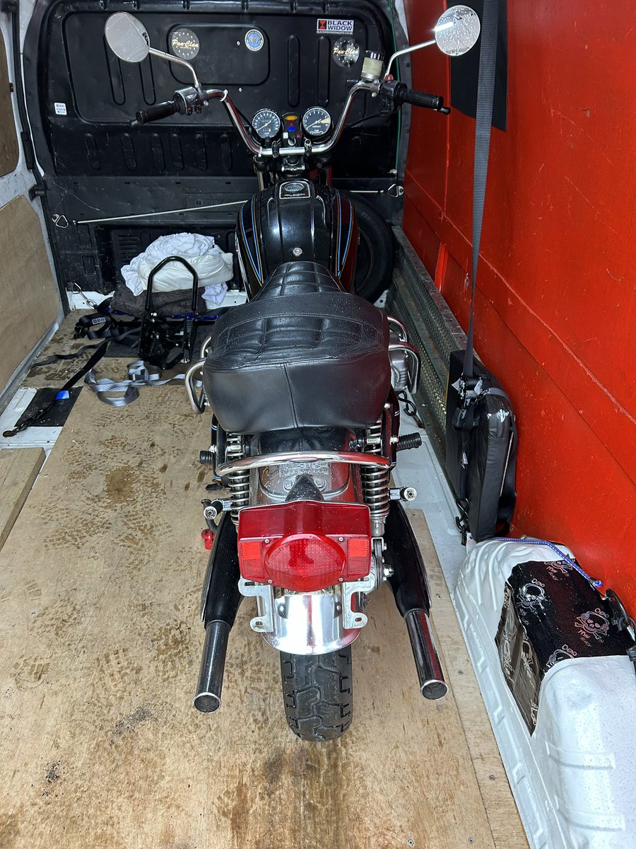 dc_motorcycle's tweet photo. The very fabulous Honda GL1000 Gold Wing transported today https://t.co/q6mb39Zqxy