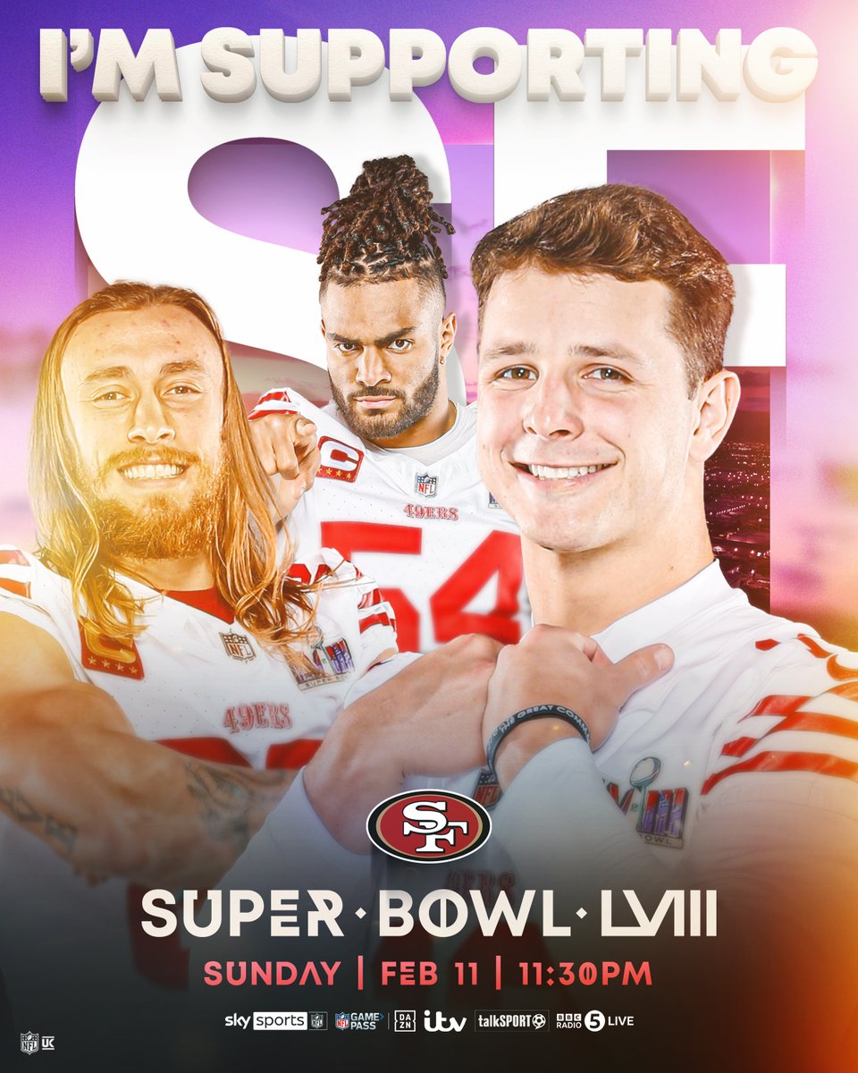 Repost to support the @49ers in Super Bowl LVIII!