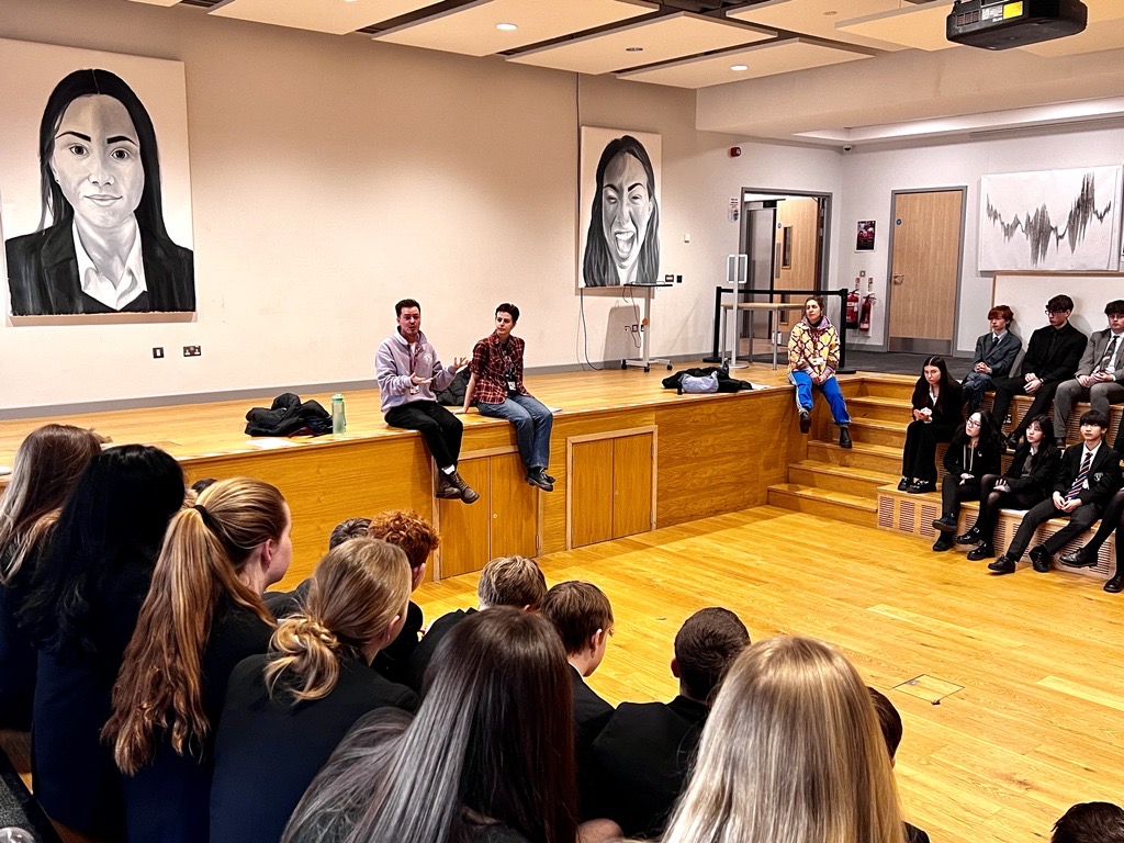 Y10 and Y12 English students were fortunate to be visited by <a href="/NewWritingNorth/">New Writing North</a>  <a href="/HachetteUK/">Hachette UK</a> <a href="/HachetteKids/">Hachette Children's Group</a> this week. Author Daniel and publisher Isobel kindly answered questions about the necessary qualifications needed to pursue a career in writing and publishing.

<a href="/ATNHachette/">All Together Network</a>