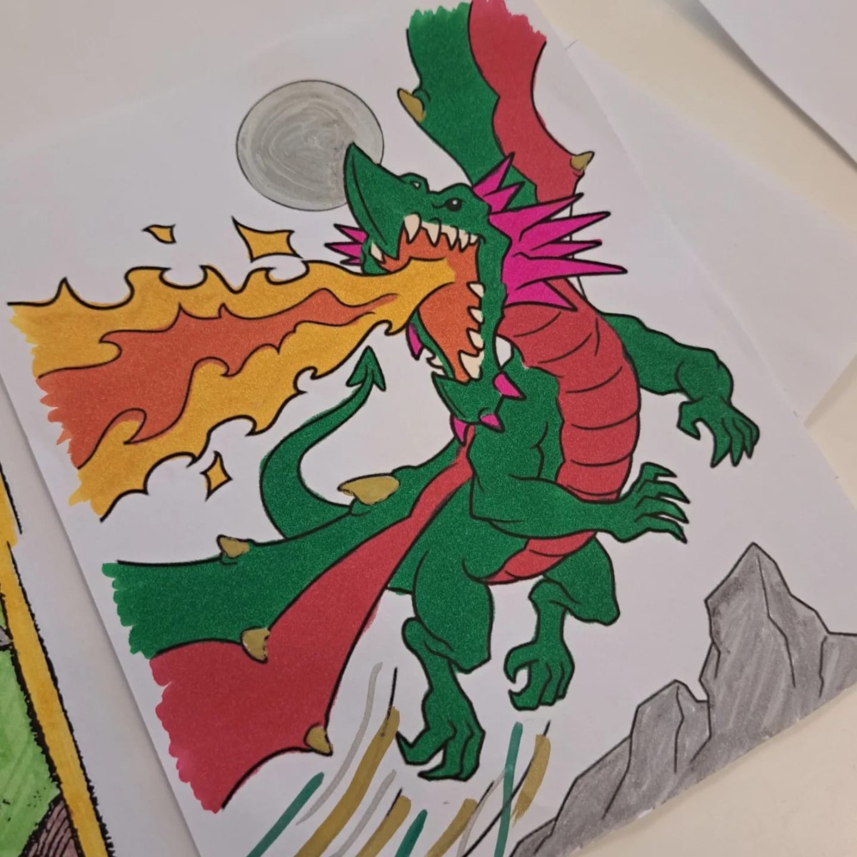 Week 4 Update!

After recovering from Black Tie Dinner, we have been still doing football training to get ready for the 3(!) matches we have this term, as well as relaxing with Welfare Wednesday, which this week involved colouring dragon pictures!