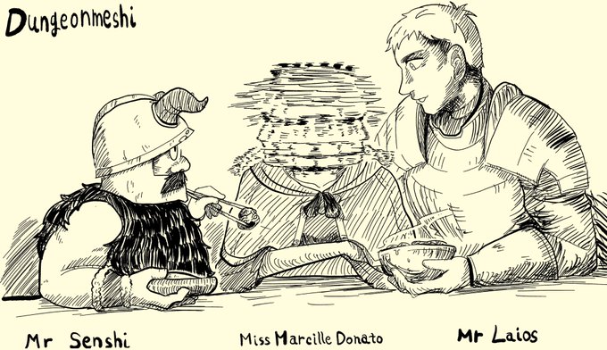 マルシル ご飯が出来たぞ

 #DeliciousinDungeon #dungeonmeshi #ダンジョン飯 