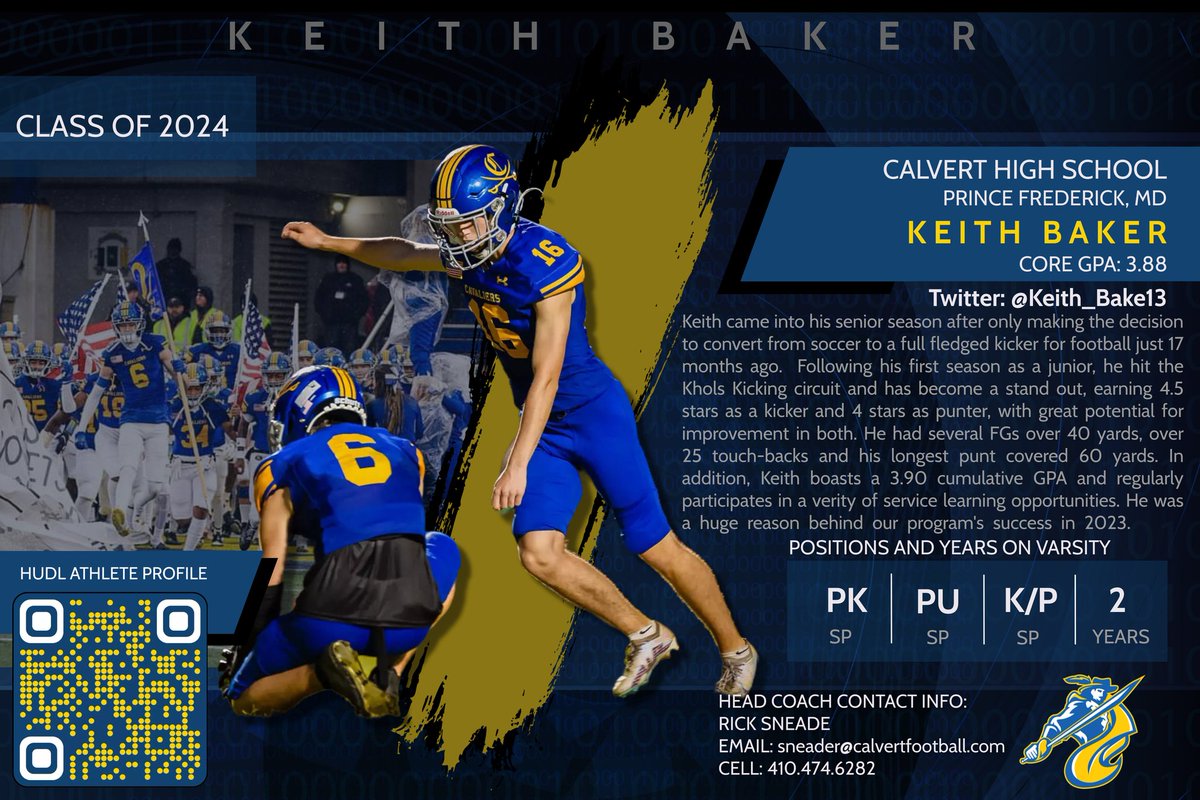 Calvert Football tweet media