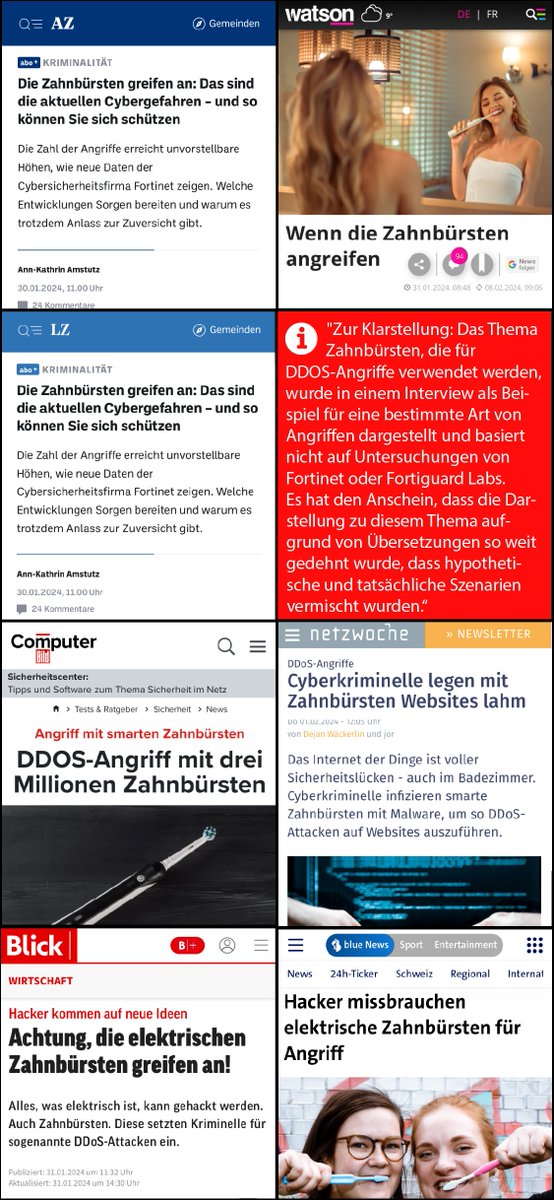 Eine spektakuläre Schlagzeile verloren - ein gutes Beispiel für die Medienbildung gewonnen😉💡