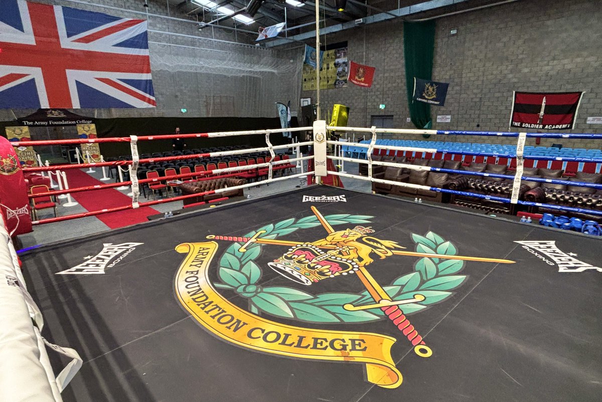 4hrs until the inter-company boxing begins. Tune in from 1800hrs!! 👇🏼 🥊 theproductioncompany.co.uk/armyboxing @armyboxingteam @bigphilcampion @BFBSSport @BritishArmy