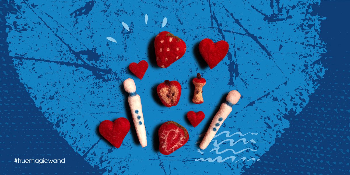 We can’t think of anything sweeter than pairing the #truemagicwand with your fruit of choice this Valentine’s Day. 🍓❤

Adorable felted creations by <a href="/cait/">@cait</a>.wait on Insta