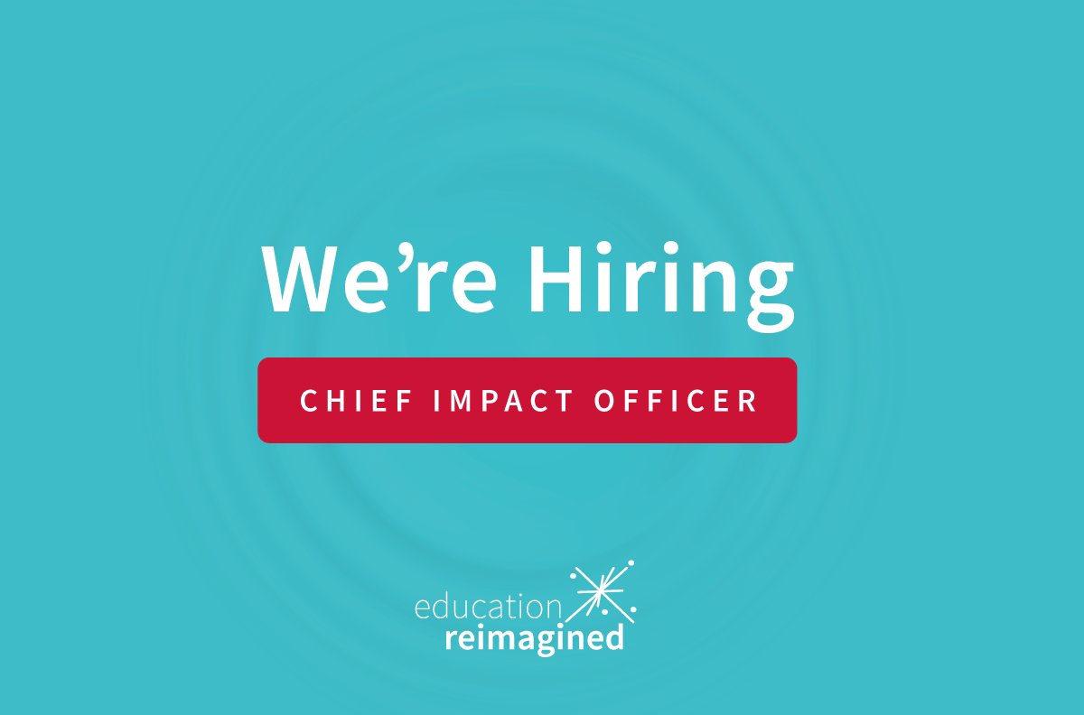 We’re seeking a Chief Impact Officer to join our team, leading fundraising and publicly sharing our vision with key stakeholders. Are you ready to make learner-centered ecosystems a reality for every child in the United States? Learn more and apply today! leaderfit.catsone.com/careers/20424-…