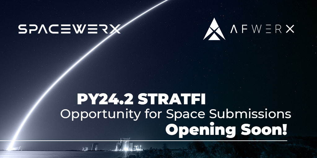 SpaceWERXDOD's tweet photo. The STRATFI Program bridges the “Valley of Death” between Phase II contracts and Phase III scaling efforts. Phase II contracts awarded in the last two years may be eligible for PY24.2 STRATFI Opportunity for Space Submissions. More info coming soon. Visit: https://t.co/4mObHpBnT8 https://t.co/3WOJ9CYvUy