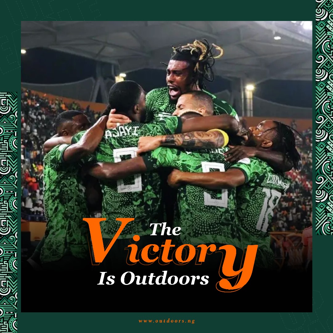 outdoors_ng's tweet photo. Last night's match was more than just a gameโit was a testament to the great brilliance and determination of our Super Eagles.
Cheers to conquering challenges, both on and off the field.
Thank you, Super Eagles, for the balanced meal so far.
#NIGERIATOTHEFINALS #BodeThomas https://t.co/XtpP9qcrKn