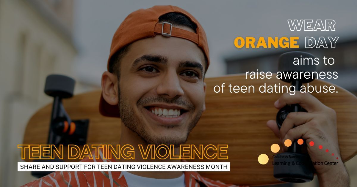 Join individuals around the nation in wearing #orange on #February 8! Take a picture wearing orange and post on social media with the hashtags #TDVAM2023 #Orange4Love #HealthyRelationshipsAreLearned and tag @DVCCCT.