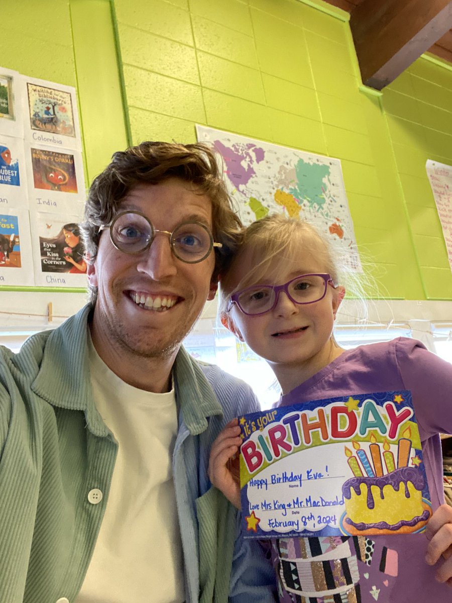 Cody MacDonald (@classofmrmac) on Twitter photo Happy Birthday E! Have a really special day today! #birthdayselfie <a href="/VElementary/">Vanier Elementary</a> @stephcooperking Happy Birthday E! Have a really special day today! #birthdayselfie <a href="/VElementary/">Vanier Elementary</a> @stephcooperking