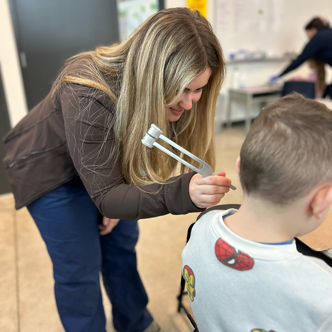 UWinNursing's tweet photo. Our BScN students are all in for #Health #Education! As part of their school health placement, the team was at James L. Dunn Public this week, screening students for general wellness/hygiene and educating them on proper nutrition 🍏. 

Our 🩺 group... they're one in a melon! 🥰 https://t.co/IqvrcSVbSW