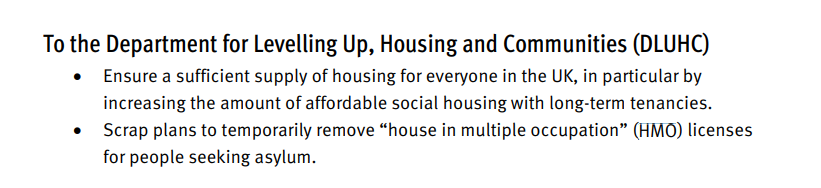 🌟A win for the human rights of people seeking asylum🌟

The UK Government has dropped the controversial plans to remove basic housing protections for people seeking asylum.

This was one of the recommendations we made with <a href="/hrw/">Human Rights Watch</a> in our recent joint report.
theguardian.com/society/2024/f…