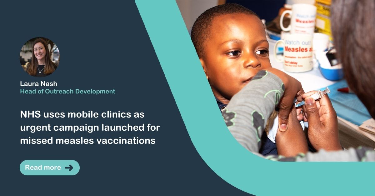 Data from the @UKHSA shows that annual suspected #measles cases in England & Wales have more than doubled for two years in a row. @EMSlauranash shares how mobile clinics can create urgent #vaccination capacity & take services to where they are needed. 🔗ems-healthcare.com/news/nhs-uses-…