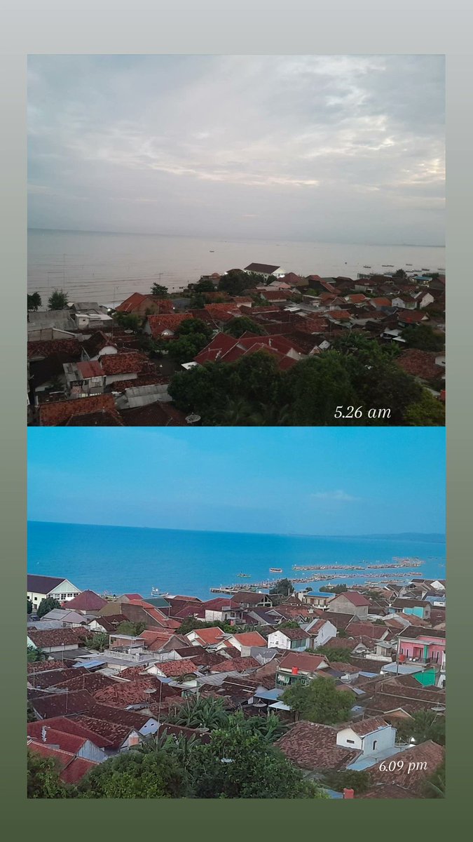 the power of nature, the power of Allah. #masyaallah #sky #sea #skysea #duskanddawn #jateng #rembang #scenery