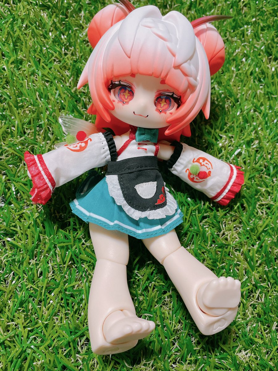 misaki_mono's tweet photo. 最近ドールに手を出しました 虫虫カフェのトウトウちゃんです 最高に可愛い https://t.co/bvfgYrcRCc