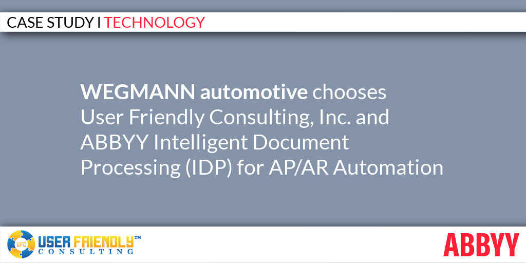 UFCInc's tweet photo. Implementing IDP for AP/AR Automation not only has the ability to improve an organization’s accuracy, but customer satisfaction as well. Read our Case Study to learn more about how WEGMANN automotive experienced both of these! #ABBYY #FlexiCapture https://t.co/1Jirm35MWg https://t.co/9fwybiiyUU